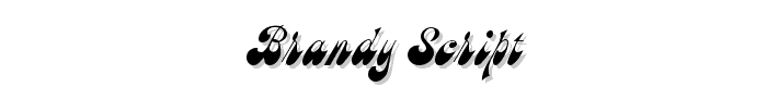 Brandy Script font